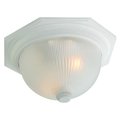 Acclaim Lighting Two Light Textured White Outdoor Flush Mount 75TW